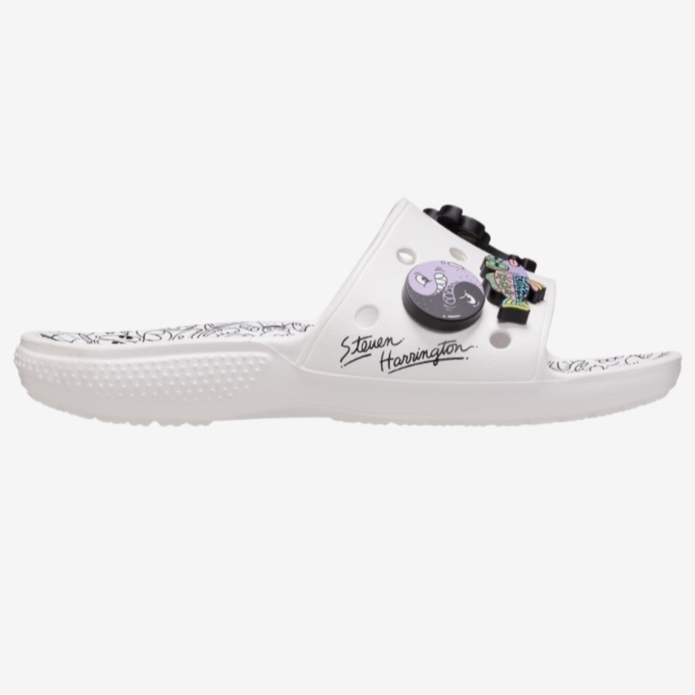 Crocs Steven Harrington Classic Slide Sandals & Original Limited Edition Jibbitz - Picture 3 of 11